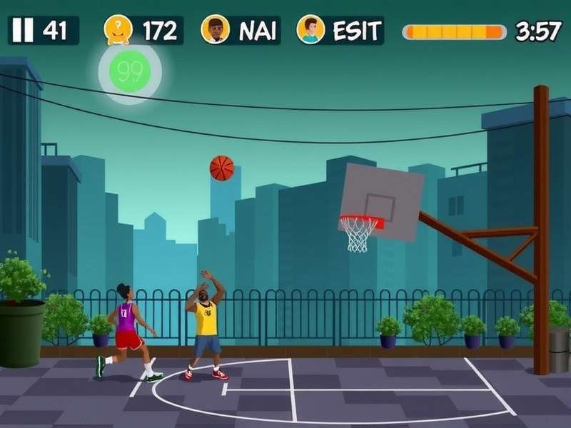 Authentic Indian Street Basketball Experience Gully Basketball Mode in Slum Hoop Star